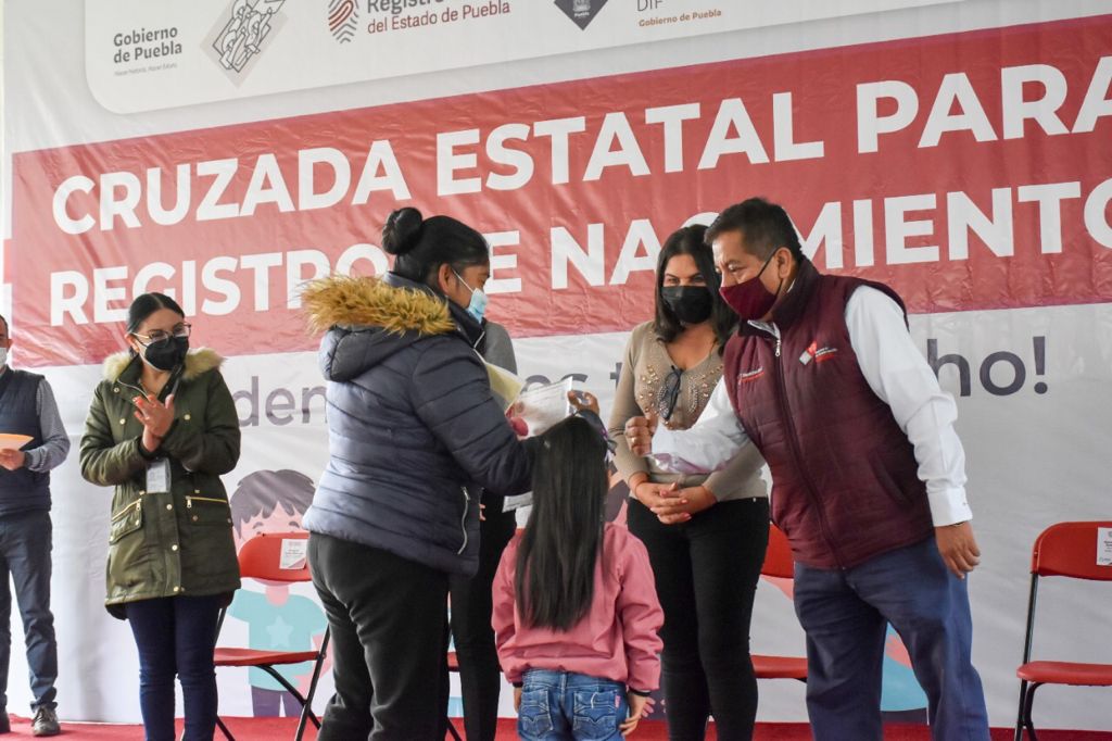 Texmelucan sede de la cruzada estatal para registro de nacimientos