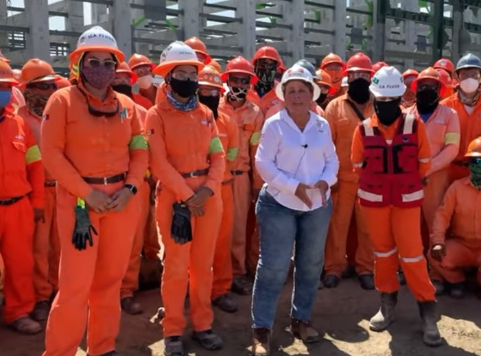 EN VIVO Presume AMLO y Nahle apoyo de obreros en Dos Bocas