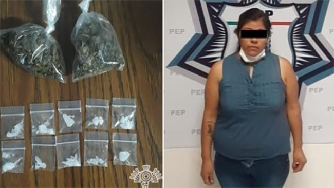 Detienen a narcovendedora de El Chupón en la colonia Tres Cerritos