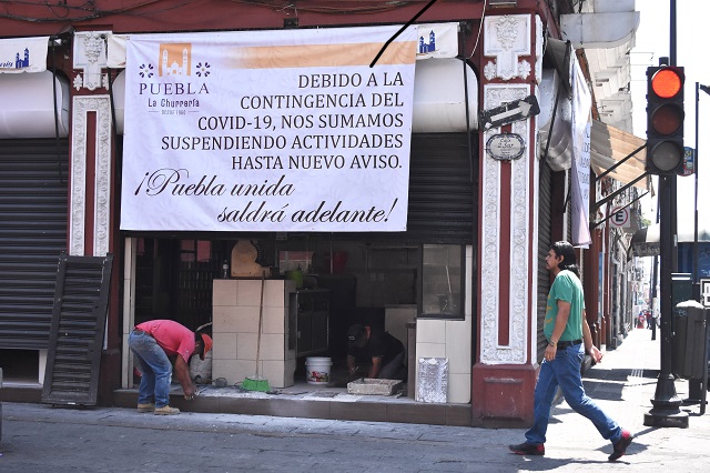 Con aforo del 30%, industria, comercio y servicios reiniciarán actividades en Puebla