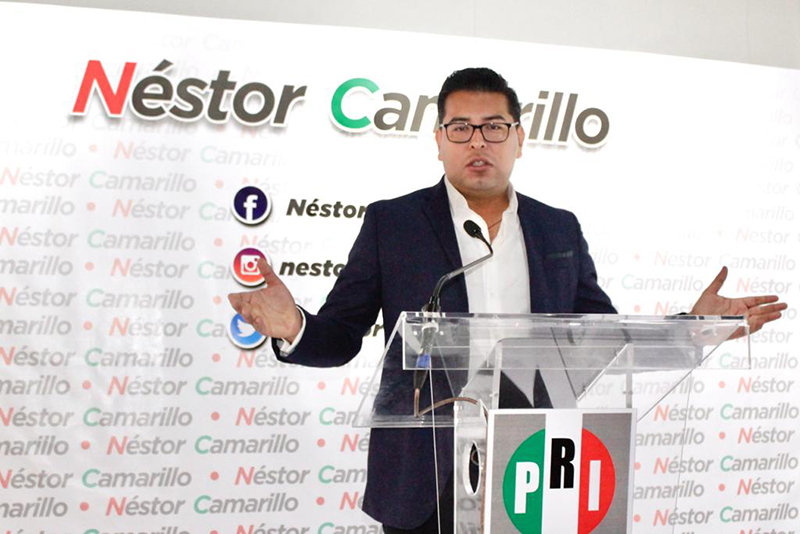 PRI de Puebla respalda a Alito Moreno: Néstor Camarillo