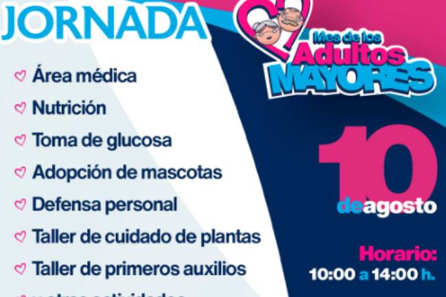 SMDIF Puebla invita a jornada de servicios integrales para adultos mayores