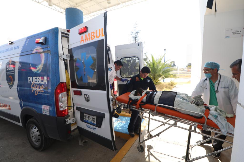 Trasladan a Puebla a niñas de Durango para atención especializada