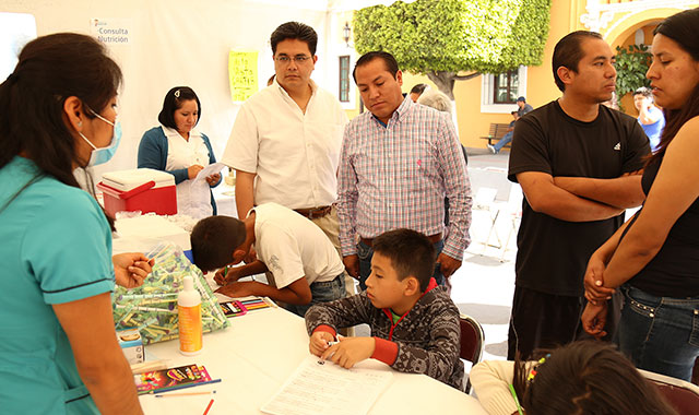 Realizan Jornada de Salud Infantil en San Bernardino Tlaxcalancingo
