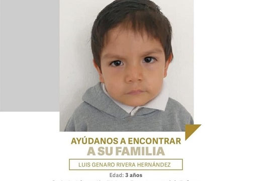 Luis de 3 años fue abandonado en Puebla; buscan a sus familiares