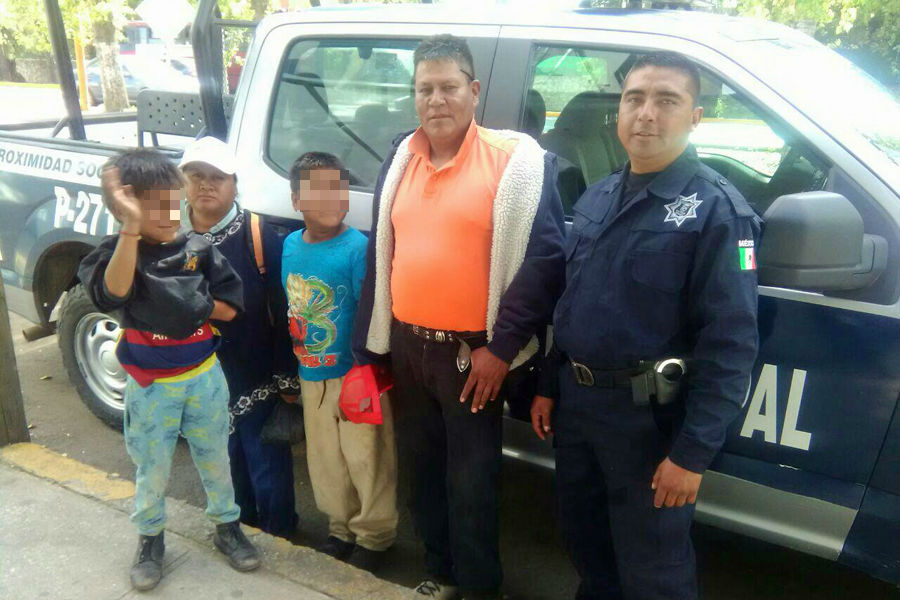 Policía encuentra en Puebla a menor extraviado en Cholula