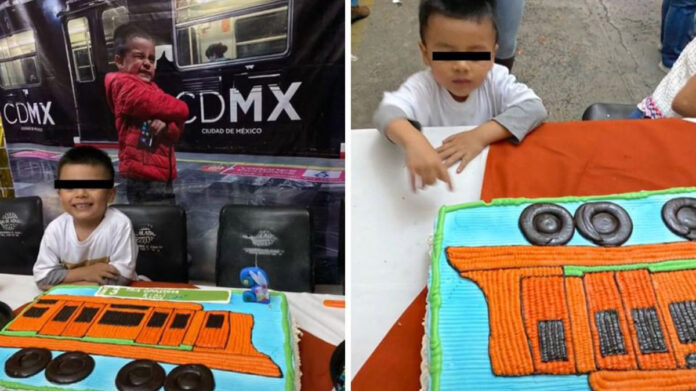 Alonso festeja sus 3 años con fiesta temática sobre el Metro 
