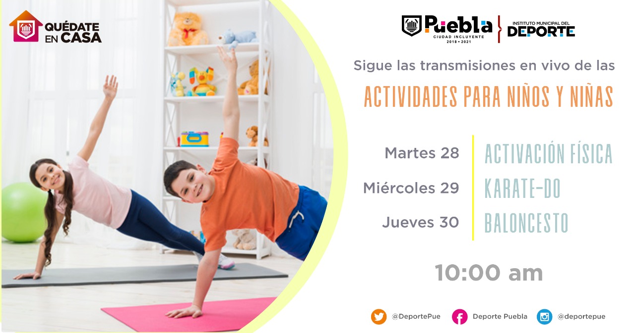 Ayuntamiento de Puebla festejará Día del Niño con actividades recreativas