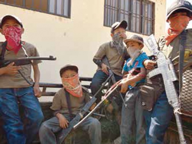 En Guerrero niños se arman debido al asedio de grupos criminales