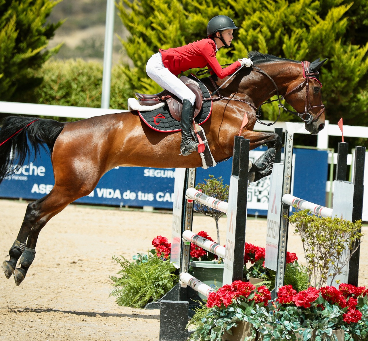 Nirvana Hank, se luce en las Quintas Ecuestres Haras Puebla