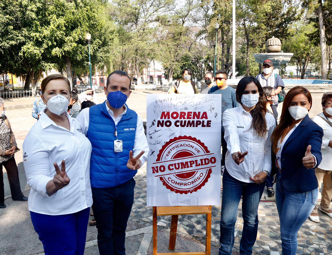 Candidatos de Va por México señalan abandono de barrios de la ciudad