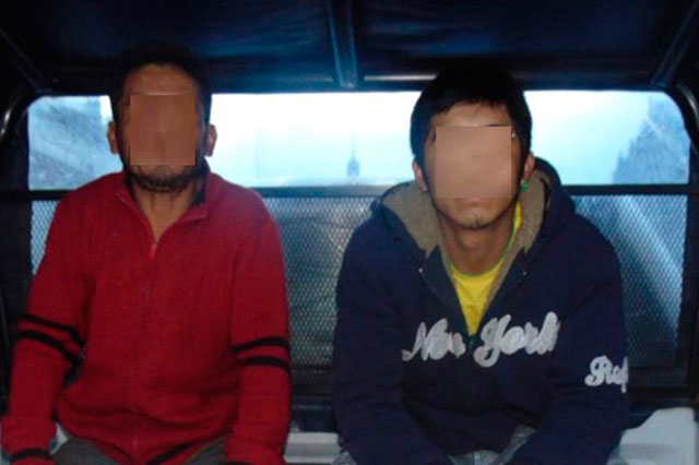 Detenidos por robar a Protección Civil de Huauchinango