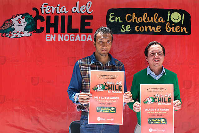 Realizará San Pedro Cholula su Feria del Chile en Nogada