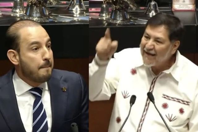 Conflicto en el Senado: Noroña y Cortés protagonizan enfrentamiento por reforma judicial