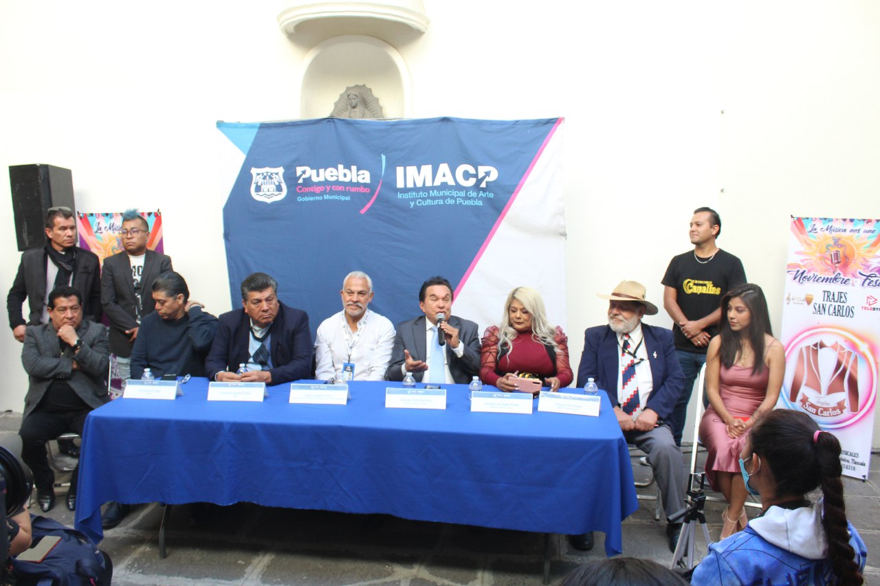 IMACP y Músicos Poblanos Unidos invitan al Noviembre Fest en Paseo Bravo