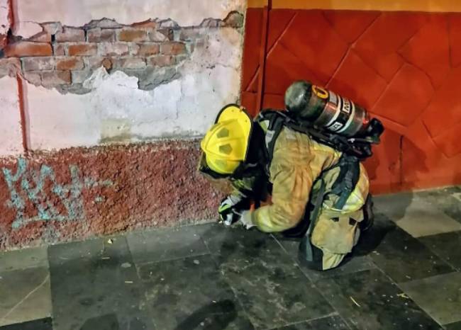 Sujeto patea tubería de gas y provoca fuga en la avenida Juárez