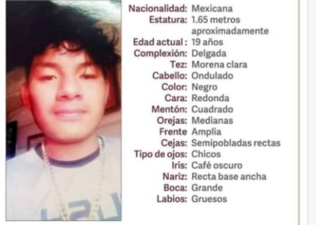 Ángel de 19 años desapareció en calles de Tepeaca