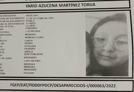 Azucena de 19 años desaparece con su hija en Agua Santa