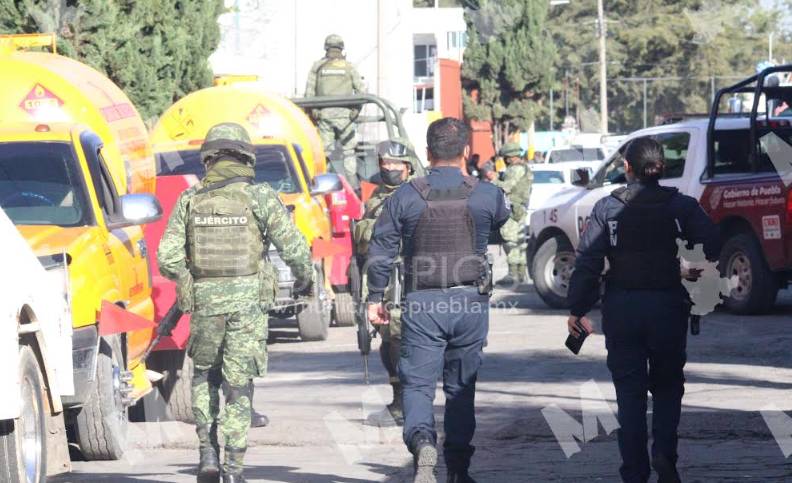 Realizan operativo contra huachigaseros en Xonacatepec