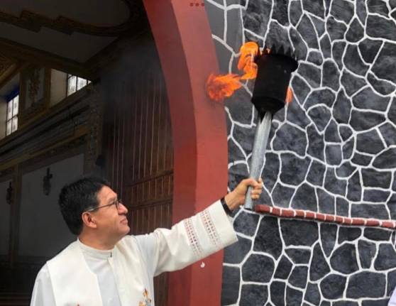 La carrera Antorcha Guadalupana deja Atlixco con rumbo a Chalchihuapan