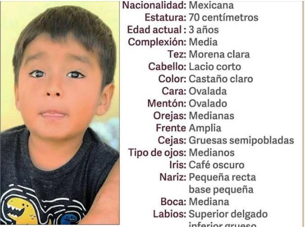 Desaparece niño de tres años en Atlixco