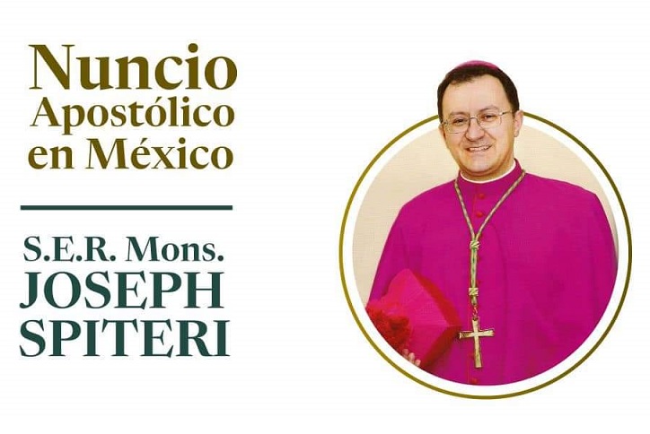 Joseph Spiteri llega como nuevo Nuncio Apostólico para México