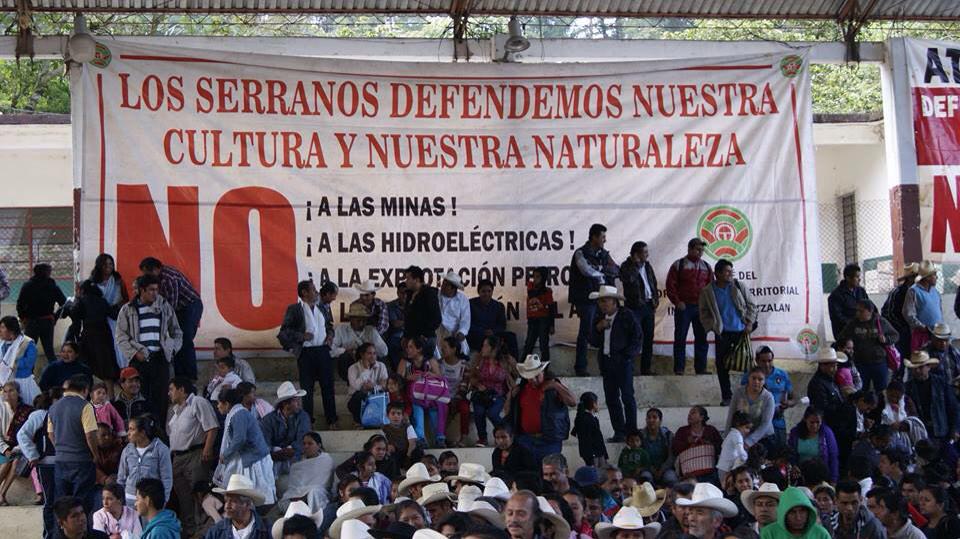Se unen comunidades contra hidroeléctricas en Apulco