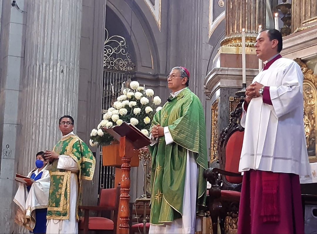Obispo auxiliar de Puebla pide por peregrinos que irán a la Basílica de Guadalupe
