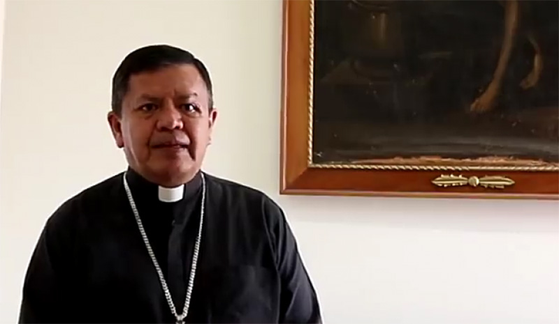 Envía mensaje por redes sociales el nuevo obispo de Tehuacán