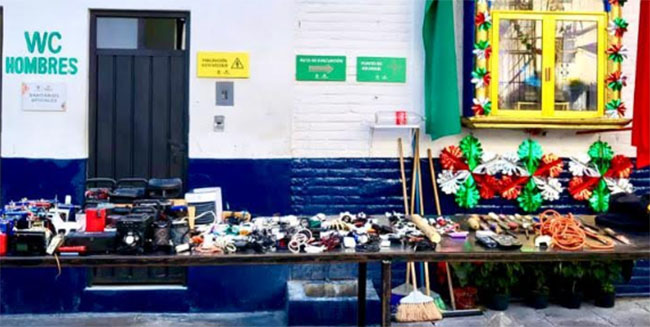 Decomisan objetos y sustancias prohibidas en el Cereso Tehuacán