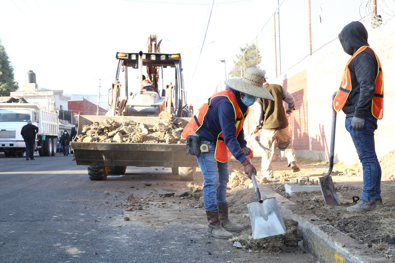 Ayuntamiento de Puebla concluirá pavimentación de la 55 Sur a mediados de marzo
