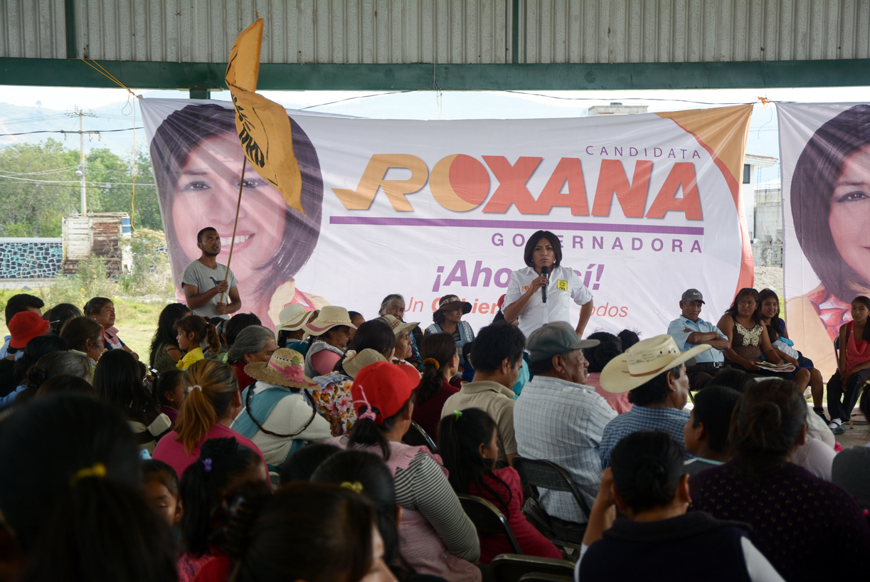 En Ocoyucan, Roxana Luna propone aumento a recursos para el campo