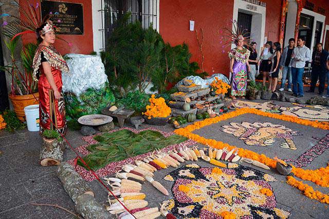 Huaquechula valorará abrir o no al público las monumentales ofrendas