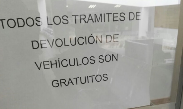 MP carece de personal para liberar autos en Huauchinango