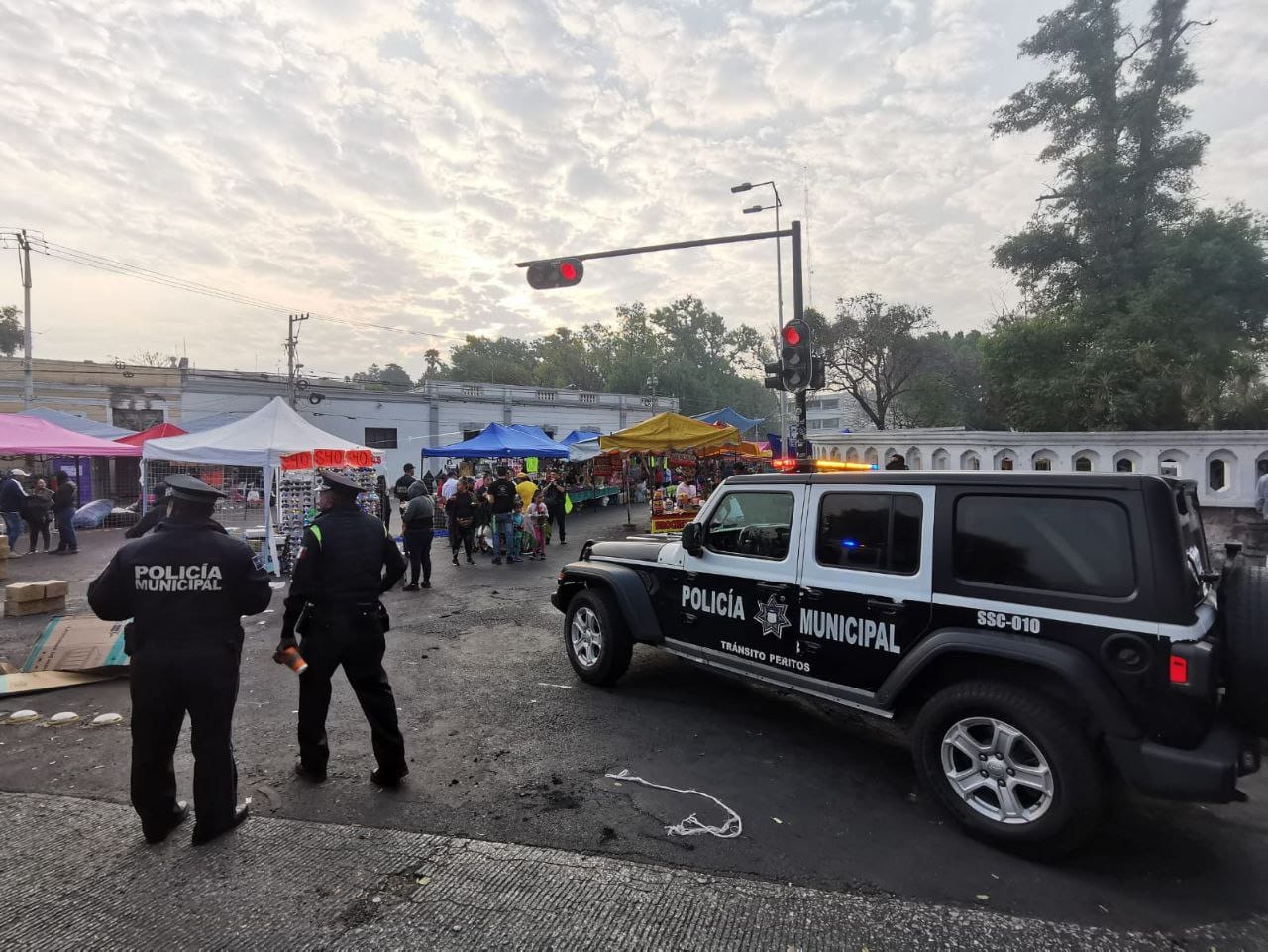 Con operativos de seguridad, Vía Pública y Gestión de Riesgos, Ayuntamiento de Puebla vela por la tranquilidad de feligreses