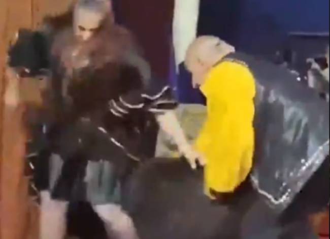 VIDEO Oso ataca a su entrenadora en un show infantil