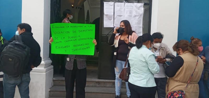 Protestan contra Comisión de Plebiscitos de Tehuacán por cambios en elección de Otzolotepec 