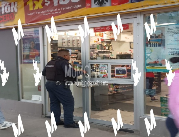 Este lunes, roban tienda Oxxo en Texmelucan