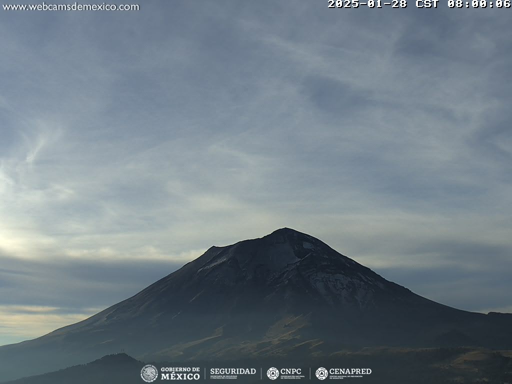 Popocatépetl registra 77 exhalaciones y un sismo volcanotectónico