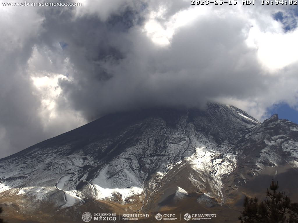 Baja actividad del Popocatépetl: se registran 94 exhalaciones