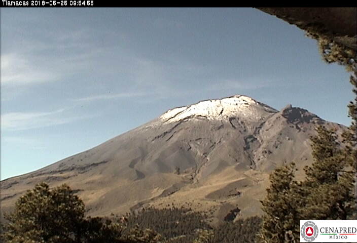 Explosión, 28 exhalaciones y sismo, actividad del Popocatépetl