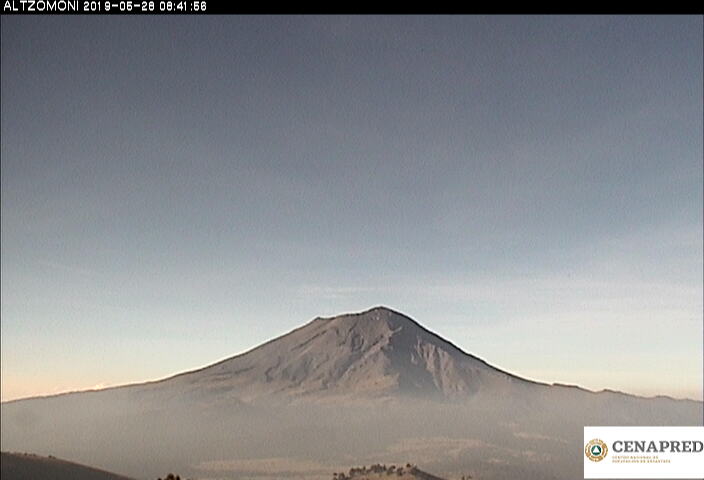 Popocatépetl registra 55 exhalaciones de baja intensidad