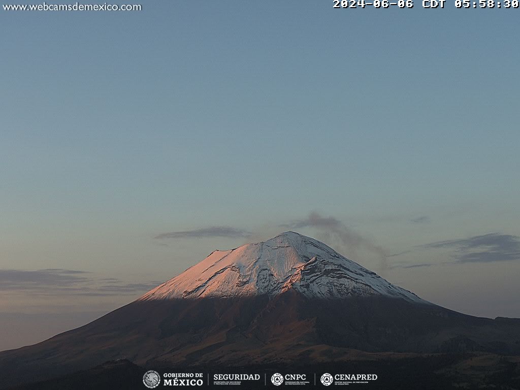 Popocatépetl registra tres sismos volcanotectónicos esta mañana