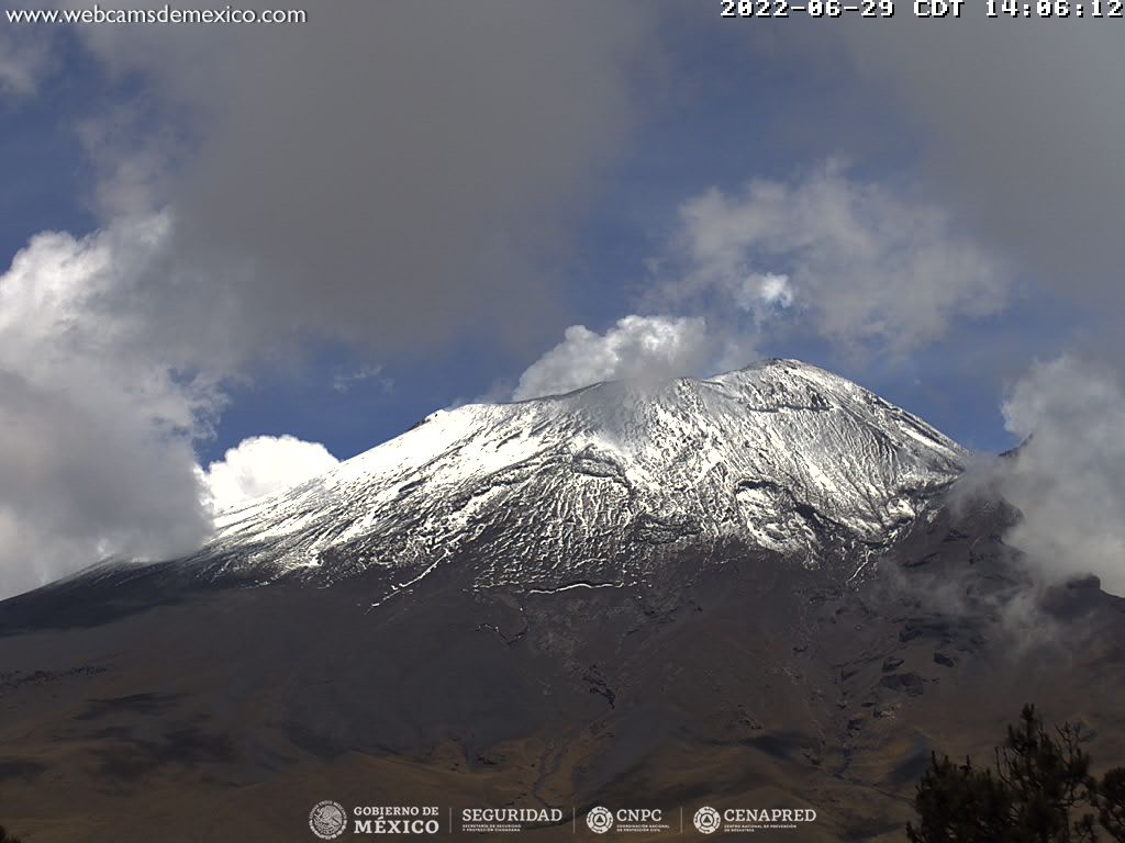Registran 28 exhalaciones en 24 horas en el Popocatépetl