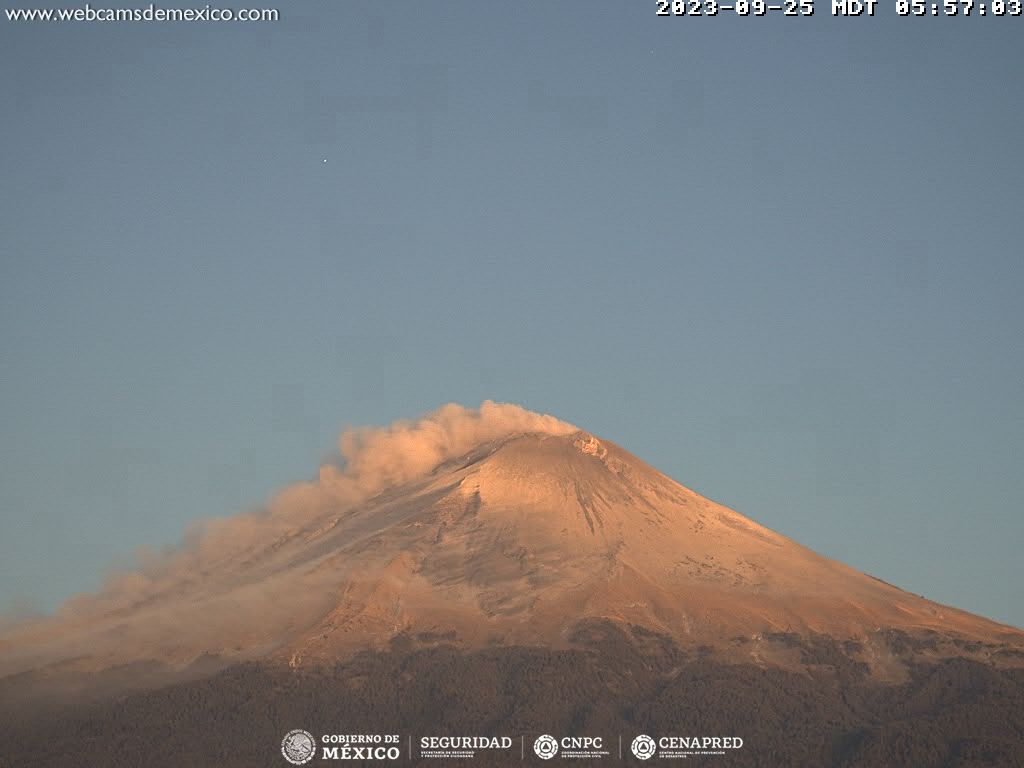 Popocatépetl va en serio; registra 640 exhalaciones en 24 horas