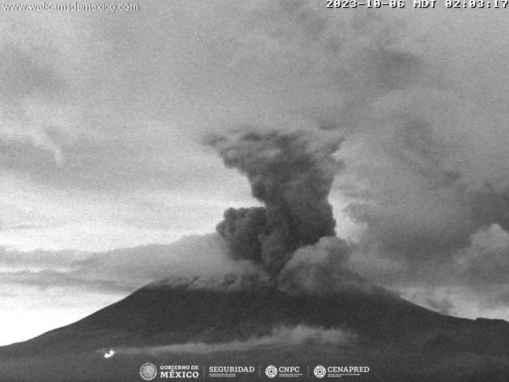 Popocatépetl registra gran actividad con 590 exhalaciones