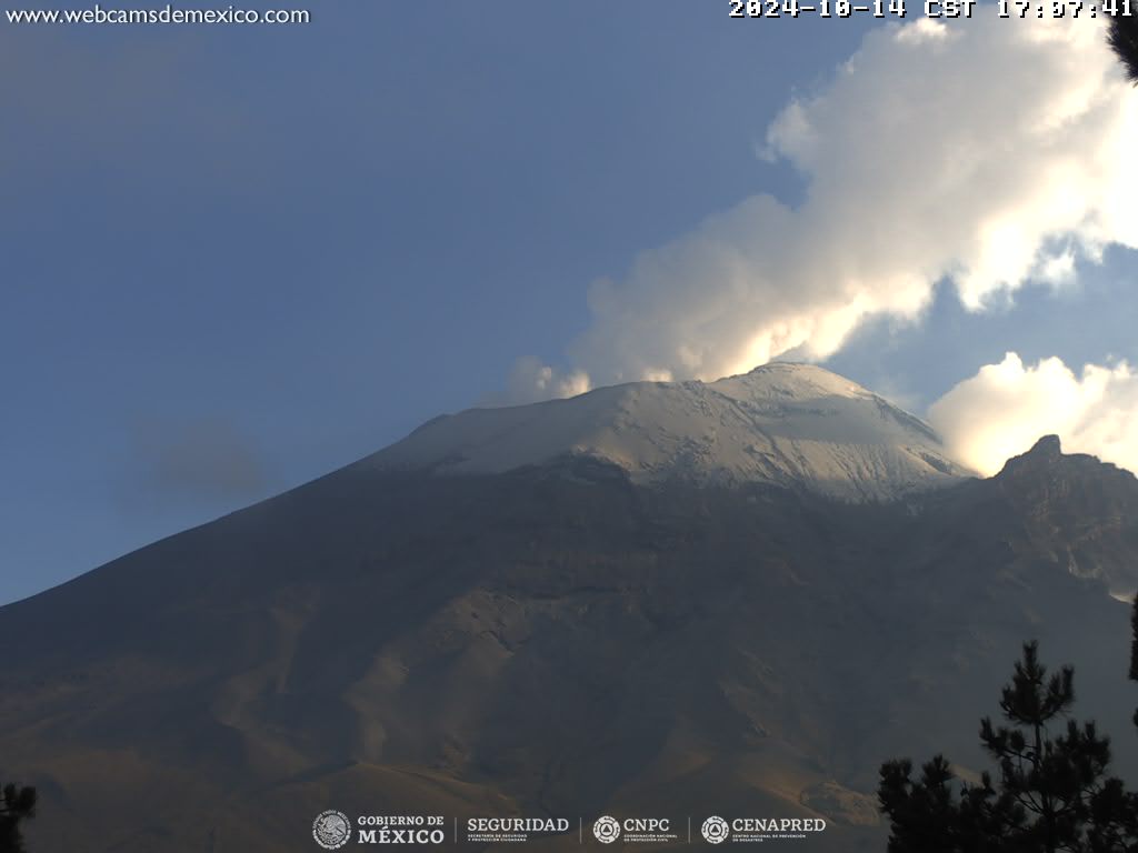 Popocatépetl, en calma con 9 exhalaciones en 24 horas