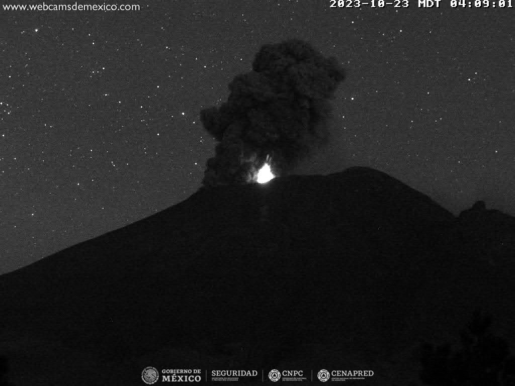 Popocatépetl, muy en calma pero ceniza llega hasta Iztapalapa en la CDMX