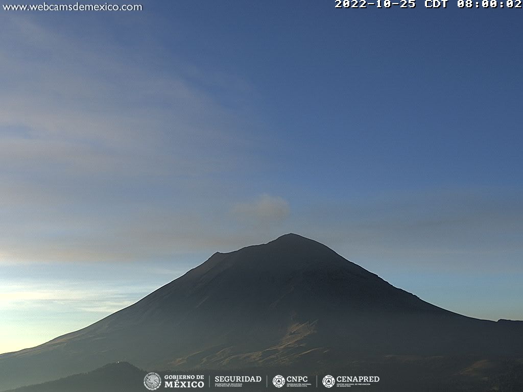Popocatépetl anda muy activo con 56 exhalaciones en 24 horas