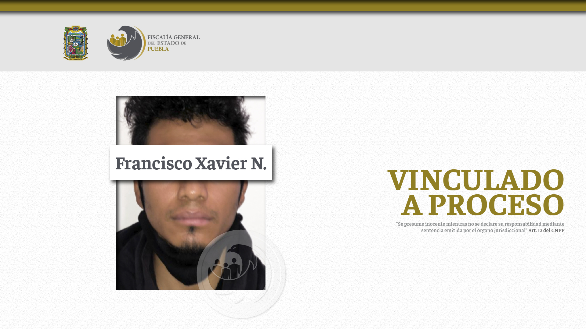 Xavier abusó sexualmente de su hijastra de 10 años en Puebla capital